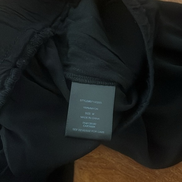 Black Swan Joggers with Pockets High Waisted Rayon Pants Size M - Picture 10 of 10